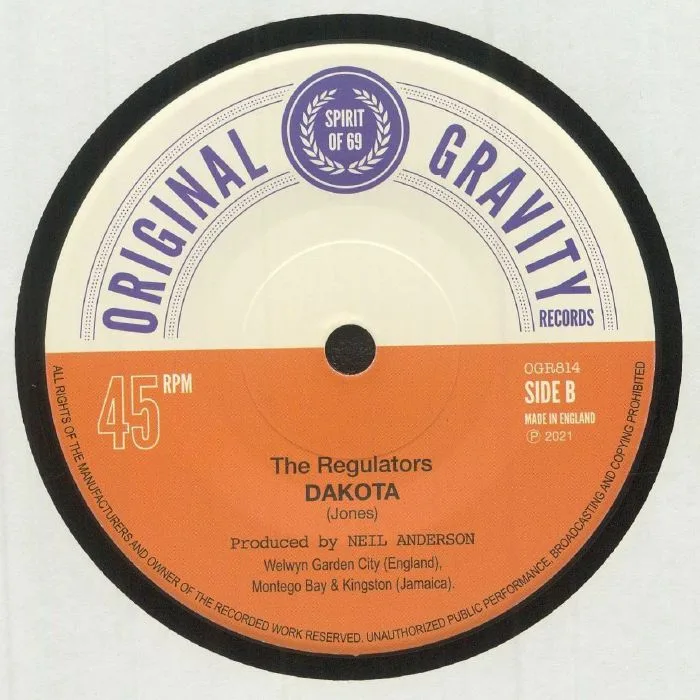 Back cover — Melbourne DOUGLAS / THE REGULATORS — Dakota