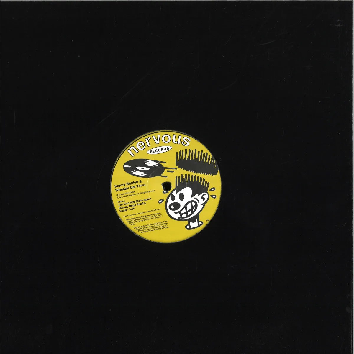 Back cover — Kenny Bobien&Wheeler Del Torro — The Sun Will Shine Again (Kenny Dope Remix)