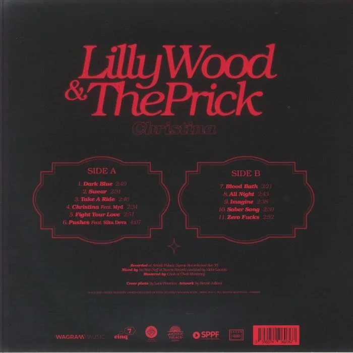 Обратная сторона обложки — Lilly WOOD & THE PRICK — Christina