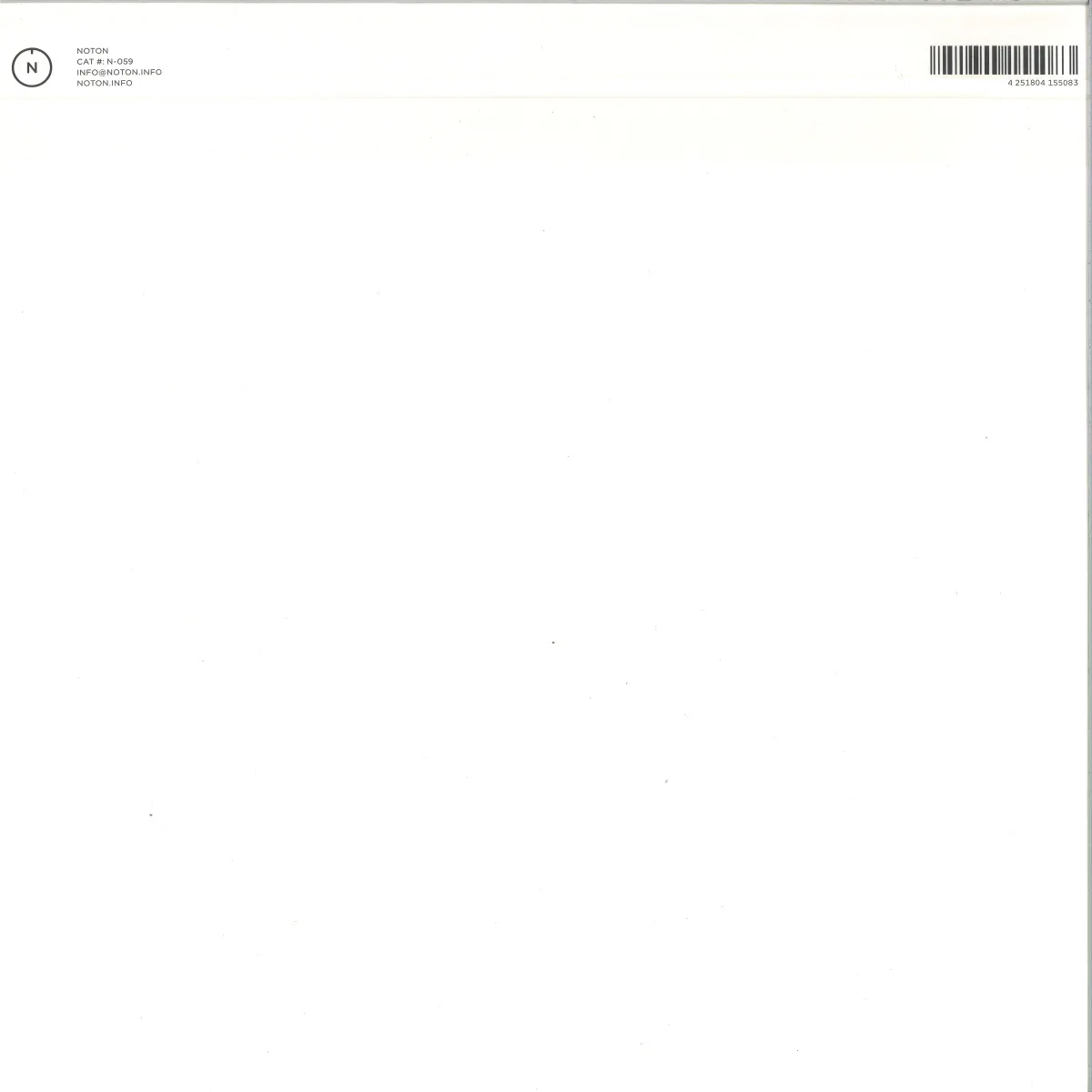 Обратная сторона обложки — Alva Noto — This Stolen Country Of Mine LP 2x12"