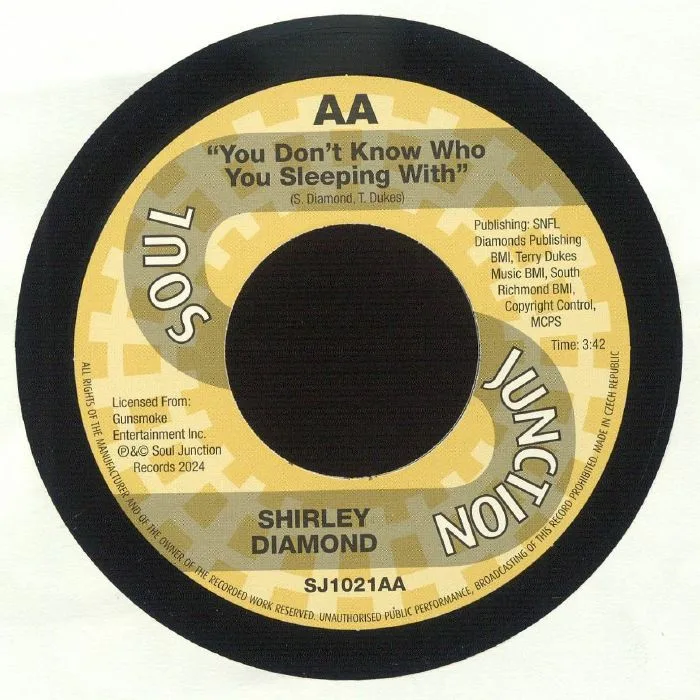 Обратная сторона обложки — Shirley DIAMOND / JESSE JAMES — You Don't Know Who You Sleeping With