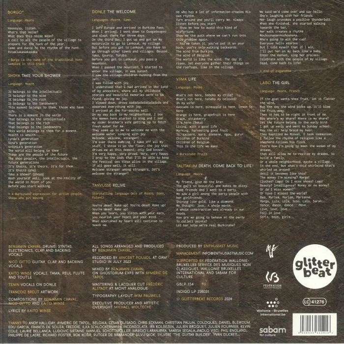 Back cover — AVALANCHE KAITO — Talitakum