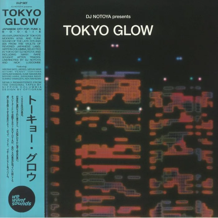 Front cover — DJ NOTOYA / VARIOUS — Tokyo Glow (remastered)