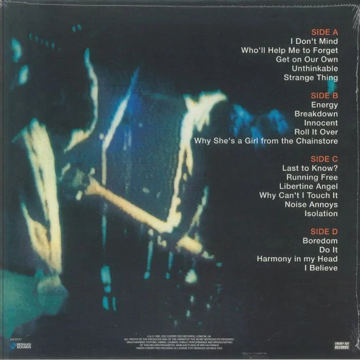 Back cover — BUZZCOCKS — French (reissue)