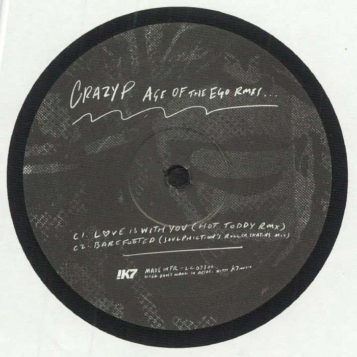 Front cover — CRAZY P — Age Of The Ego: Remix EP 2