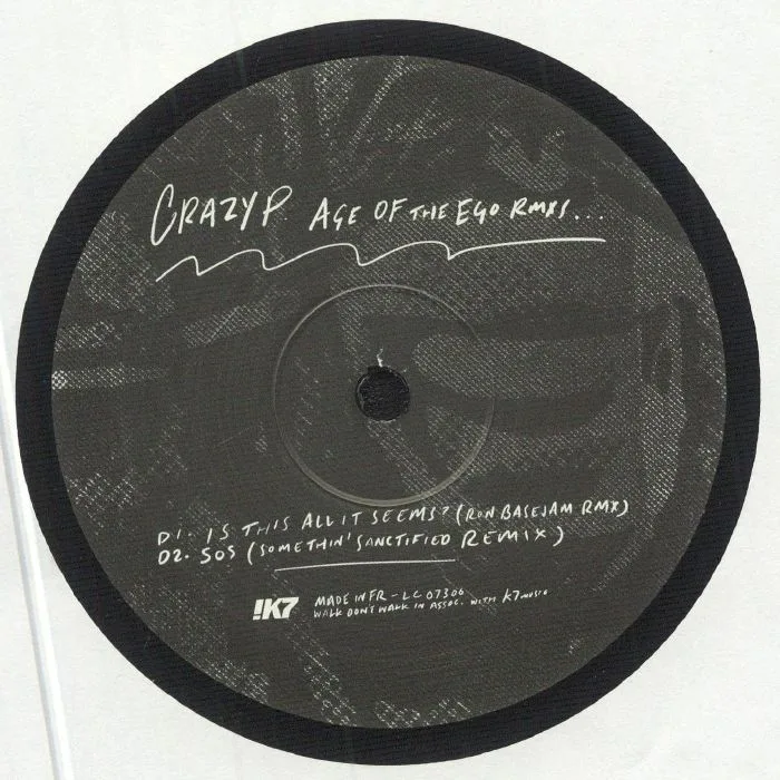Back cover — CRAZY P — Age Of The Ego: Remix EP 2