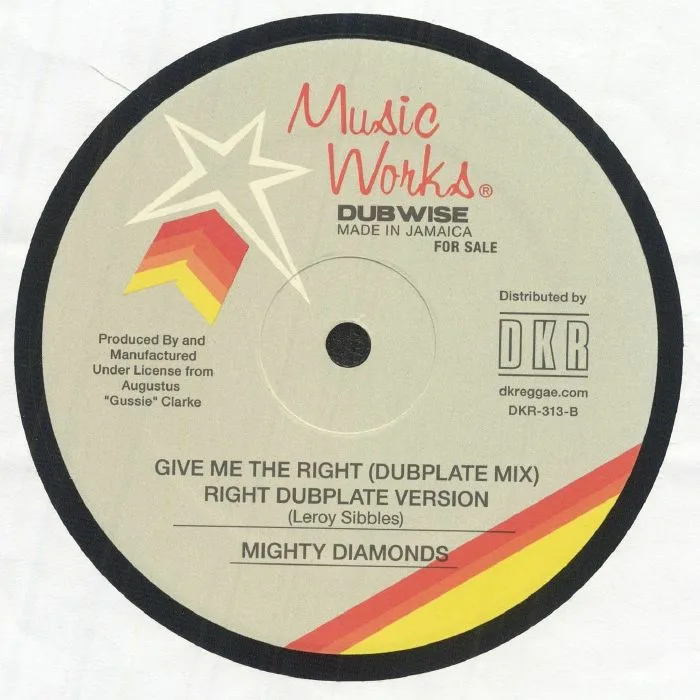 Обратная сторона обложки — MIGHTY DIAMONDS — Give Me The Right