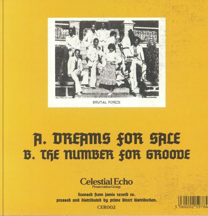 Back cover — BRUTAL FORCE — Dreams For Sale