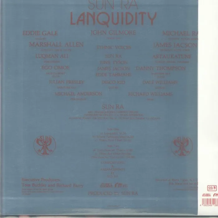 Обратная сторона обложки — SUN RA — Lanquidity (Special Edition)