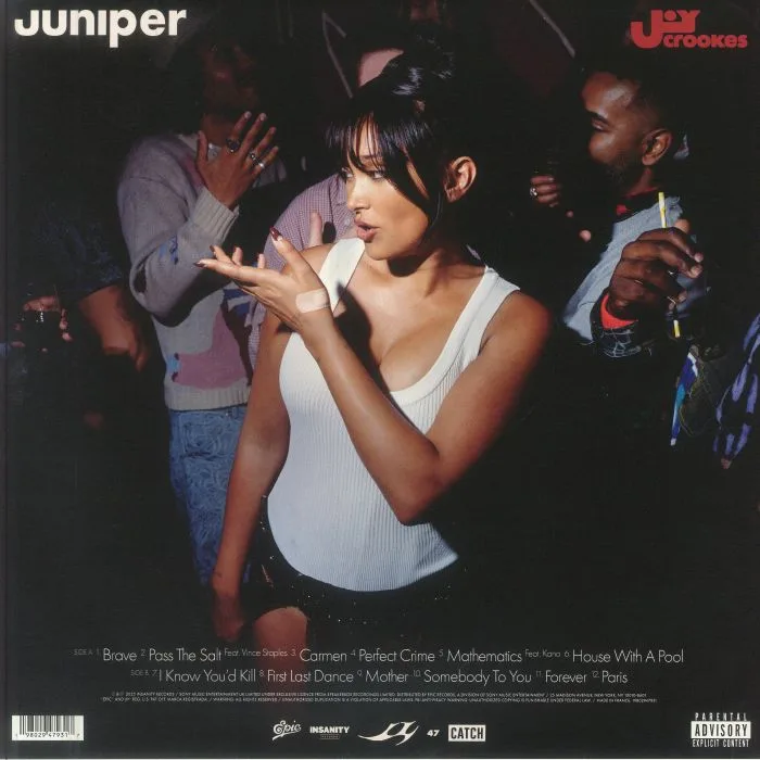 Back cover — Joy CROOKES — Juniper
