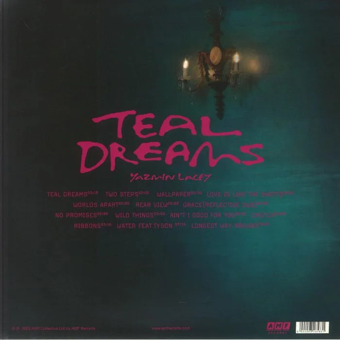 Back cover — Yazmin LACEY — Teal Dreams