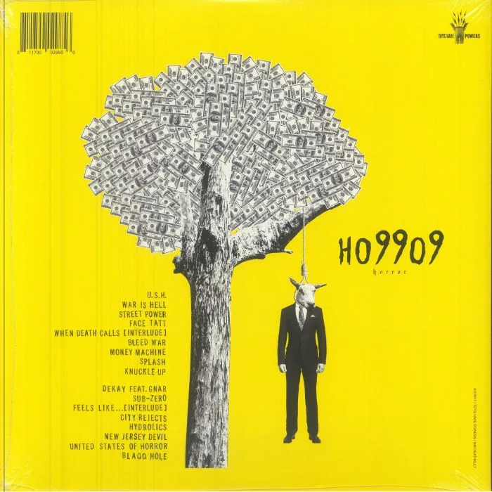 Back cover — HO99O9 — United States Of Horror