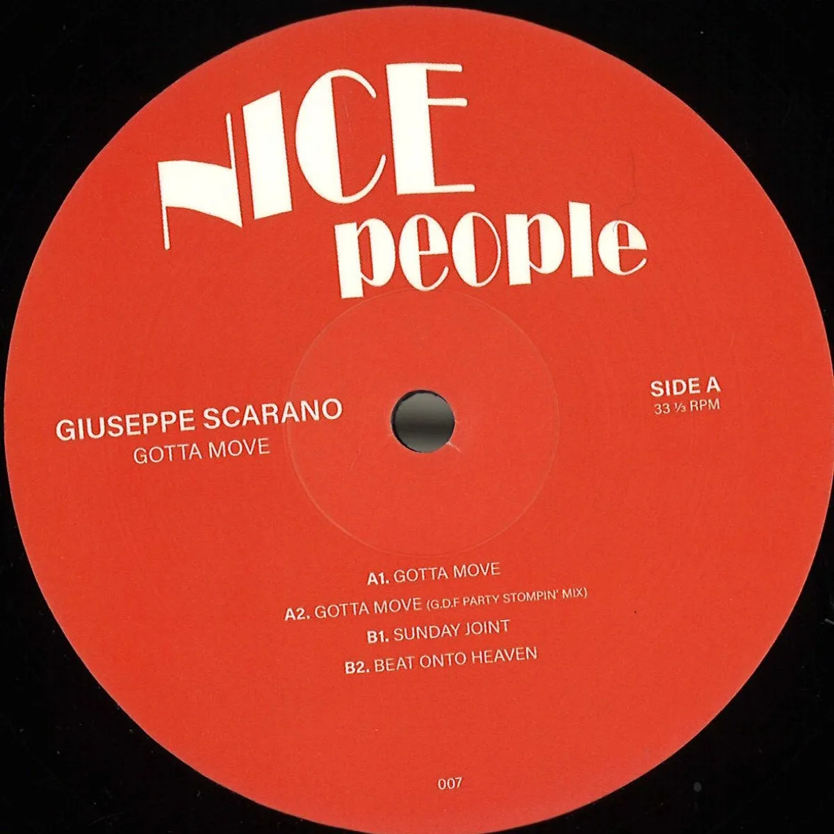 Лицевая сторона обложки — Giuseppe Scarano — Gotta Move EP
