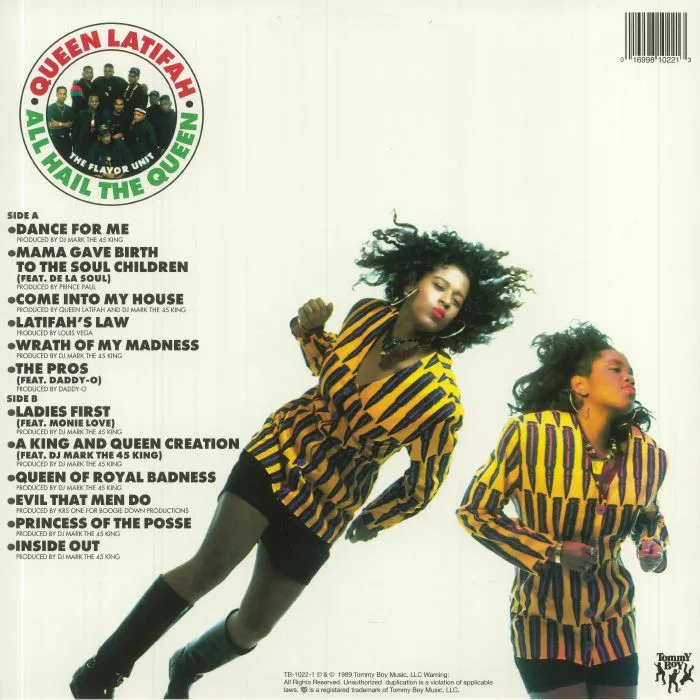 Back cover — QUEEN LATIFAH — All Hail The Queen (reissue) (B-STOCK)