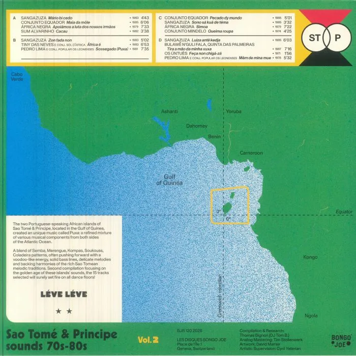 Обратная сторона обложки — VARIOUS — Leve Leve: Sao Tome & Principe Sounds 70s-80s Vol 2