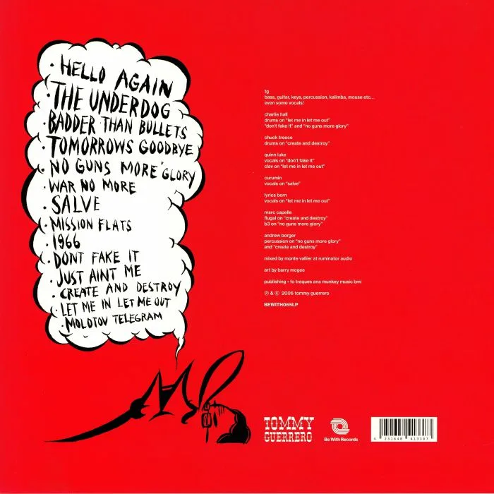 Back cover — Tommy GUERRERO — From The Soil To The Soul (remastered)