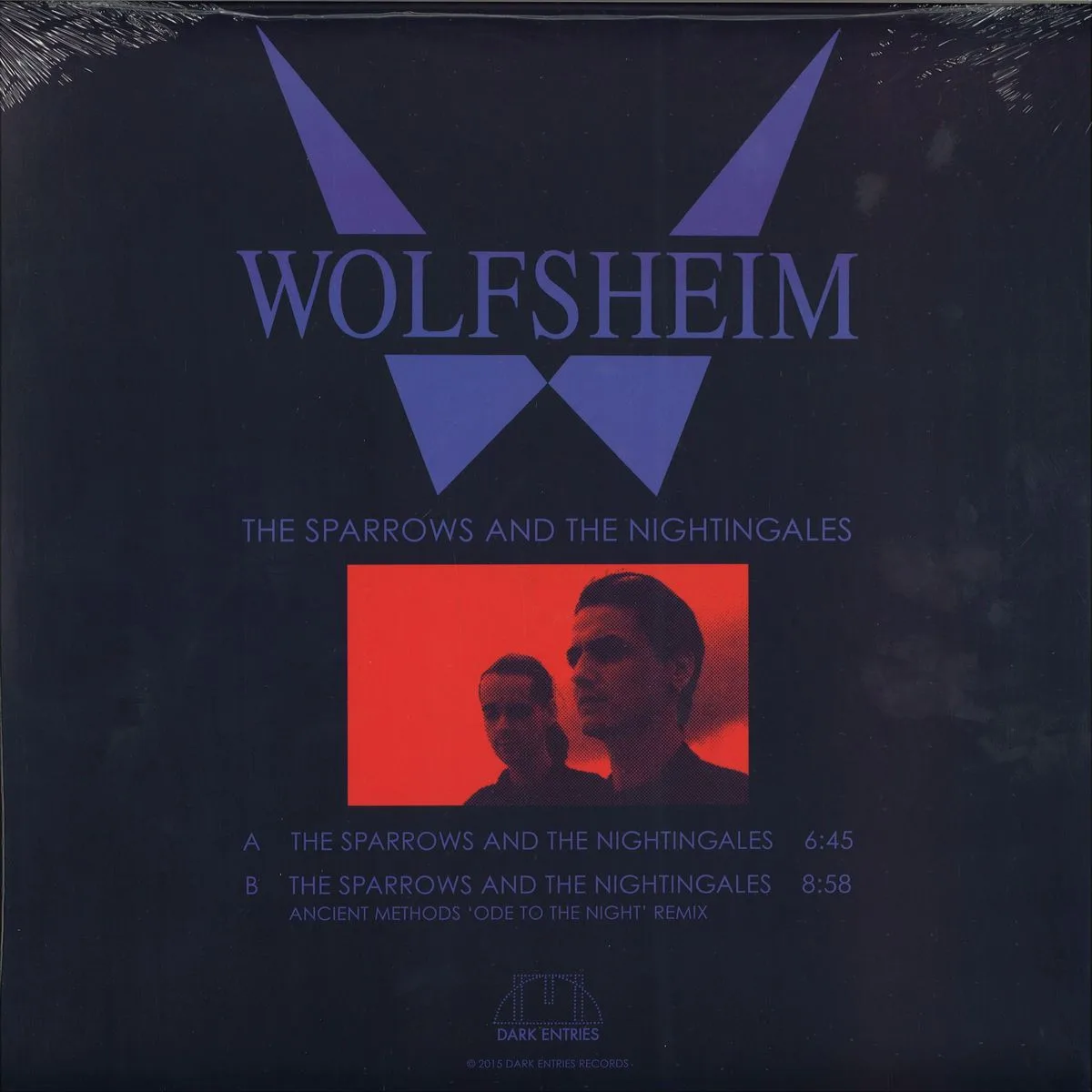 Back cover — Wolfsheim — The Sparrow And The Nightingales