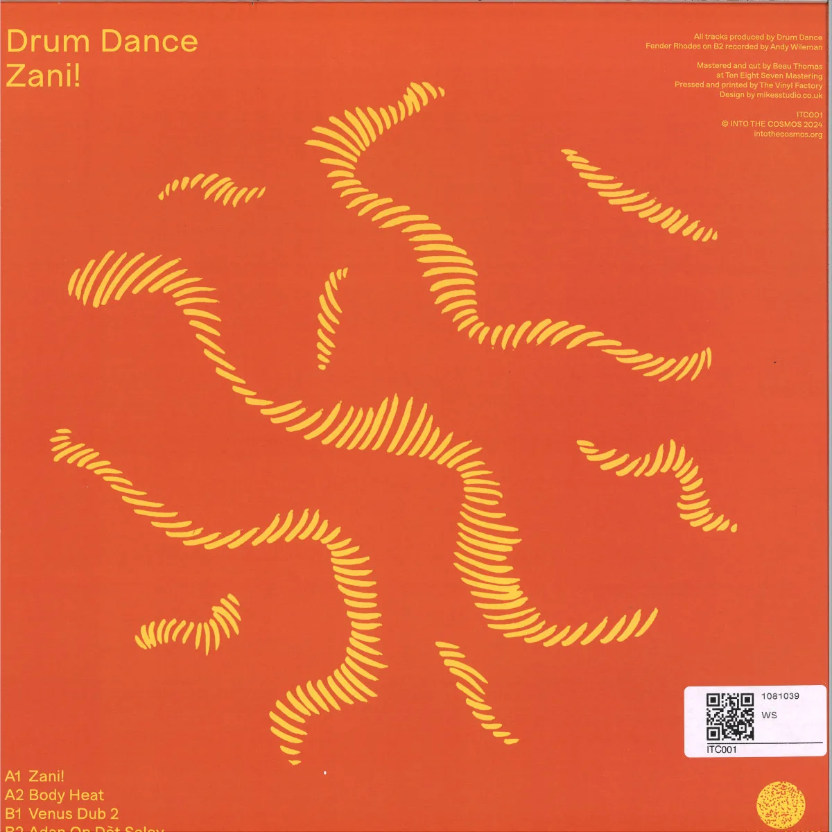 Back cover — Drum Dance — Zani!