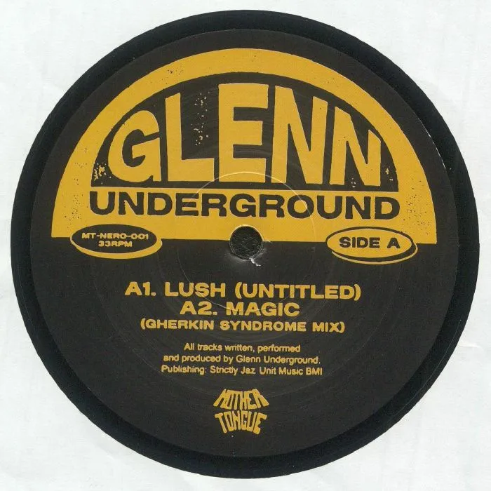 Front cover — GLENN UNDERGROUND — Mother Tongue X Neroli EP