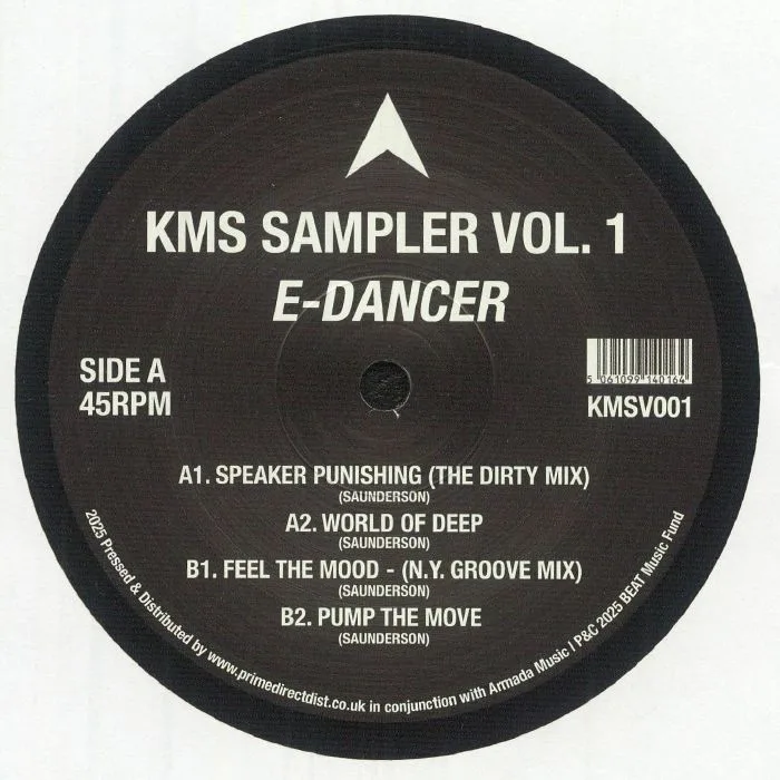 Лицевая сторона обложки — E DANCER — KMS Sampler Vol 1