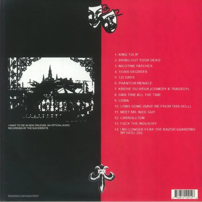 Back cover — SUICIDEBOYS — I Want To Die In New Orleans