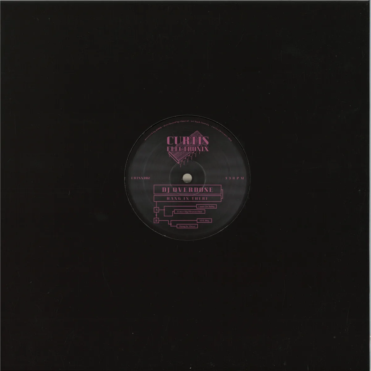 Back cover — Dj Overdose — Hang In There