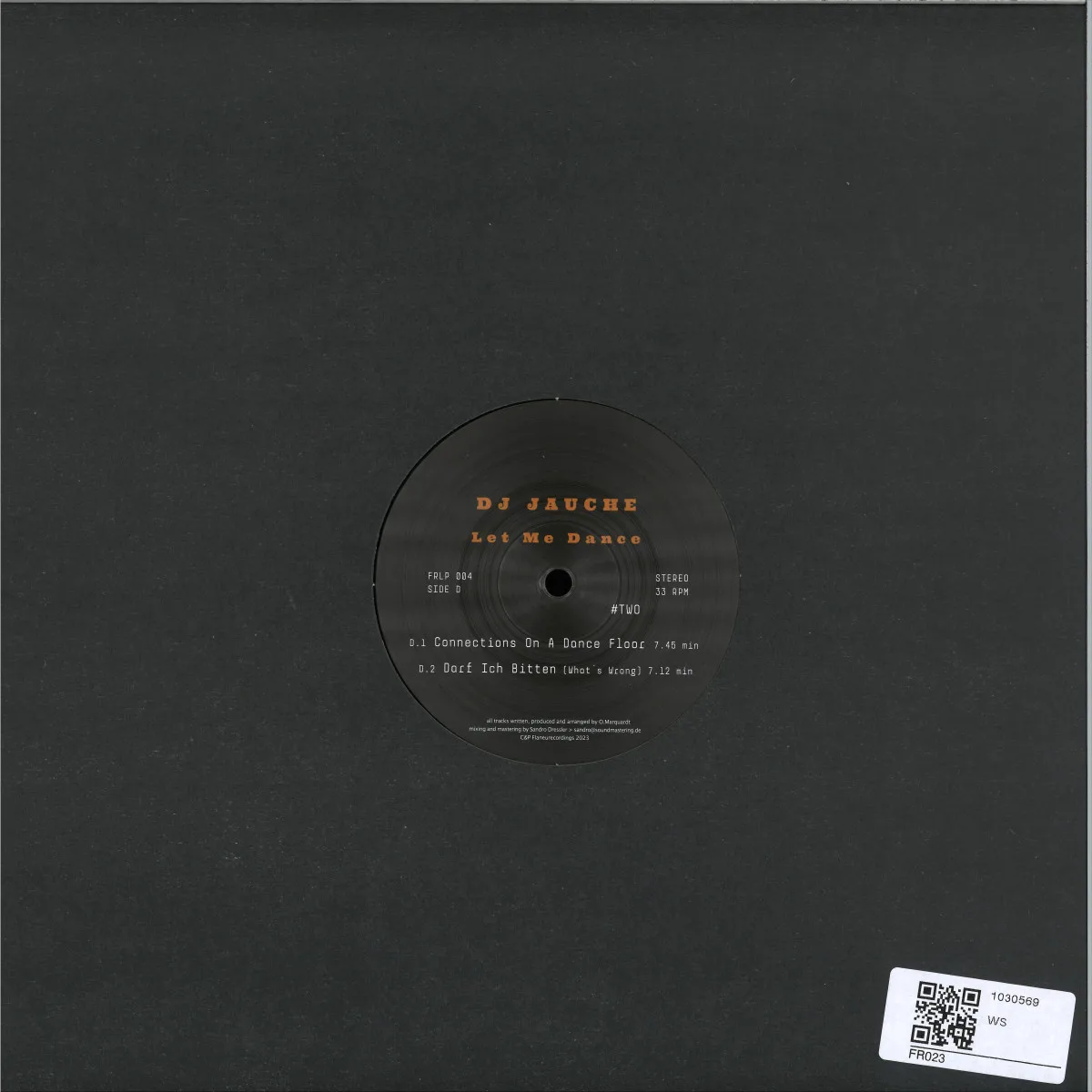 Back cover — Dj Jauche — Let Me Dance - #2
