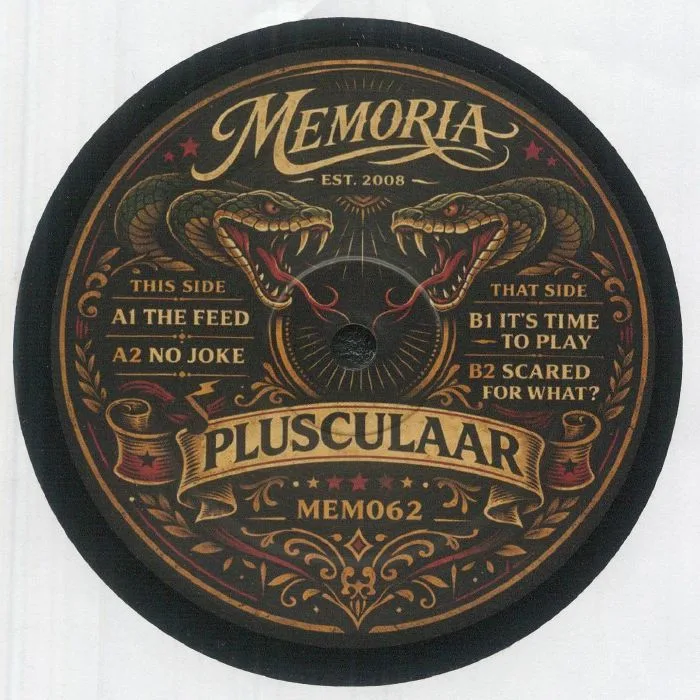 Лицевая сторона обложки — PLUSCULAAR — The Feed EP