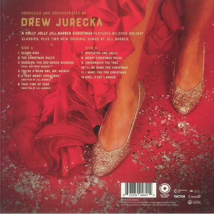 Back cover — Jill BARBER — A Holly Jolly Jill Barber Christmas