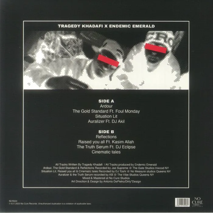 Back cover — TRAGEDY KHADAFI vs ENDEMIC EMERALD — Rebel Kings