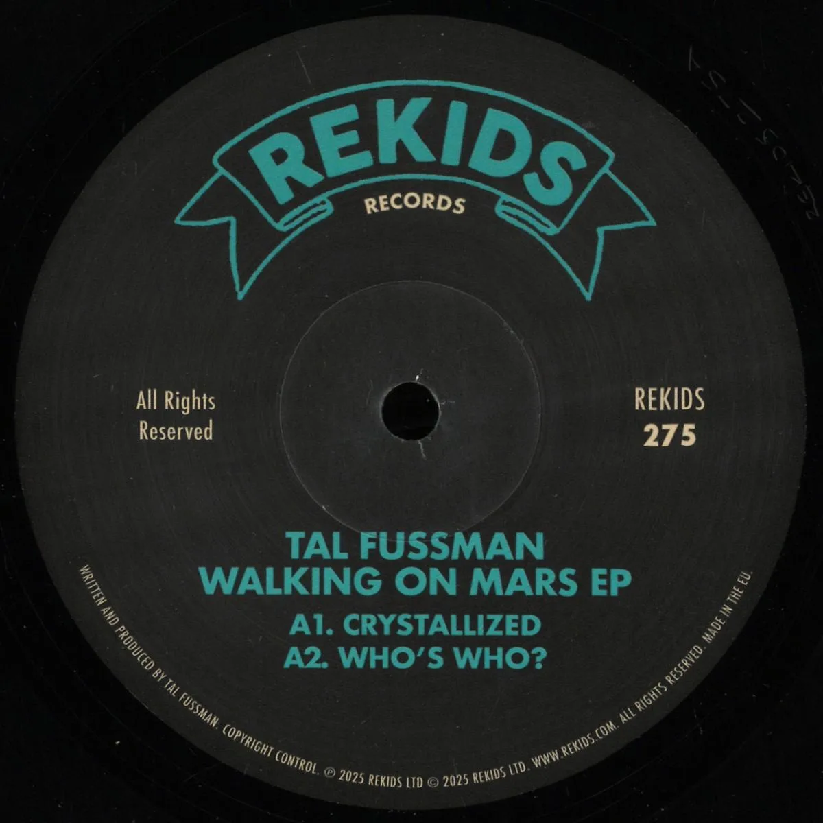 Лицевая сторона обложки — Tal Fussman — Walking On Mars EP