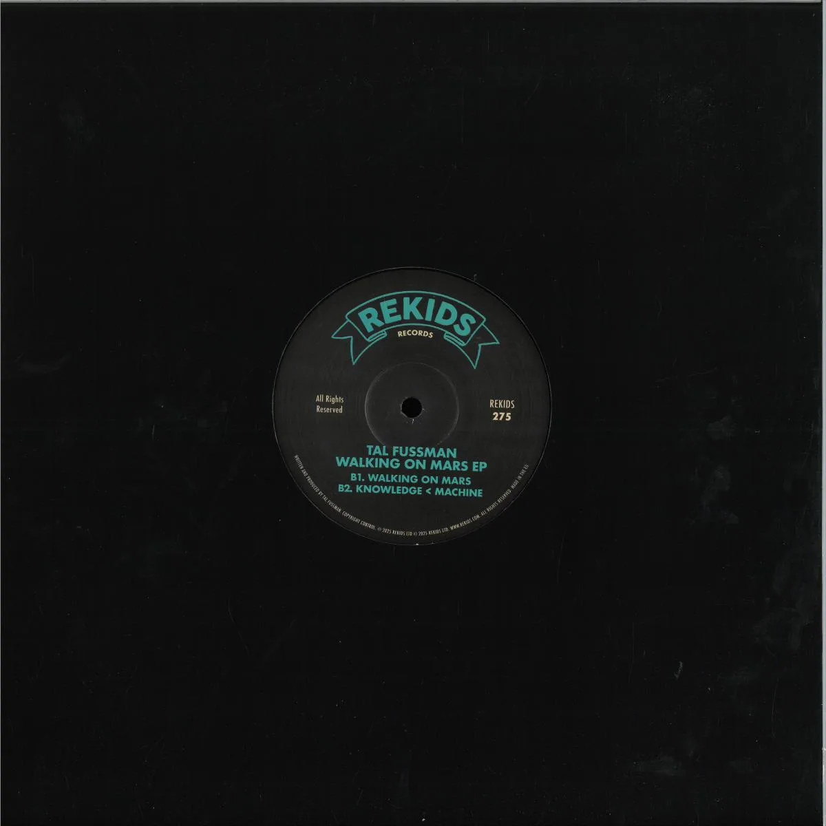 Обратная сторона обложки — Tal Fussman — Walking On Mars EP