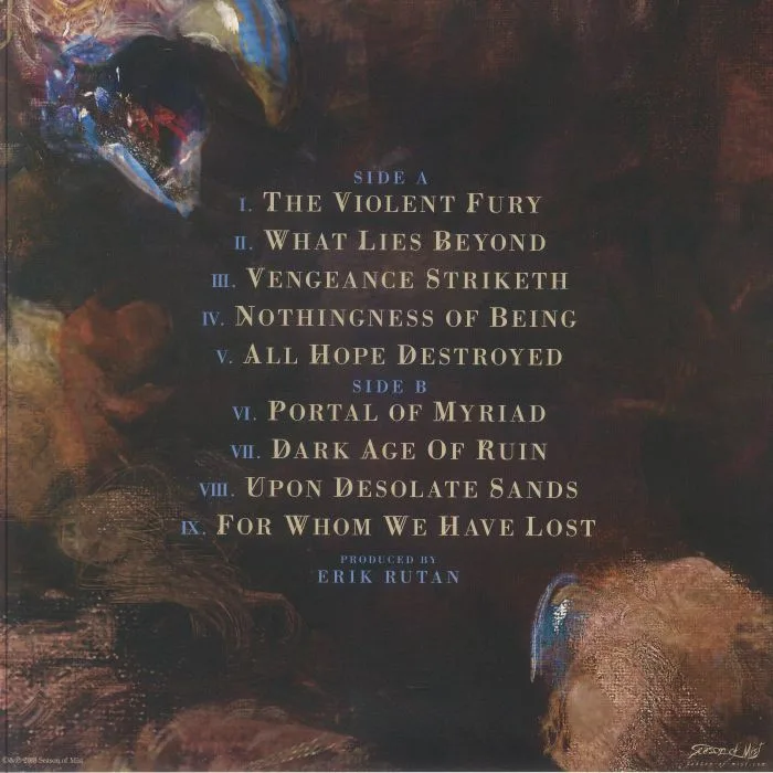Обратная сторона обложки — HATE ETERNAL — Upon Desolate Sands