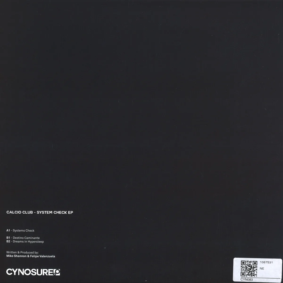 Back cover — Mike Shannon, Felipe Valenzuela — System Check EP