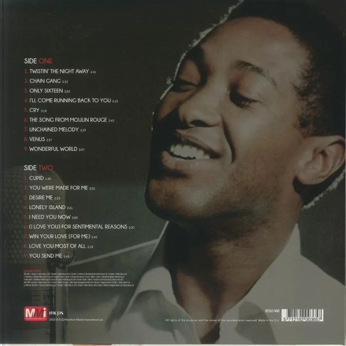 Обратная сторона обложки — Sam COOKE — King Of Soul