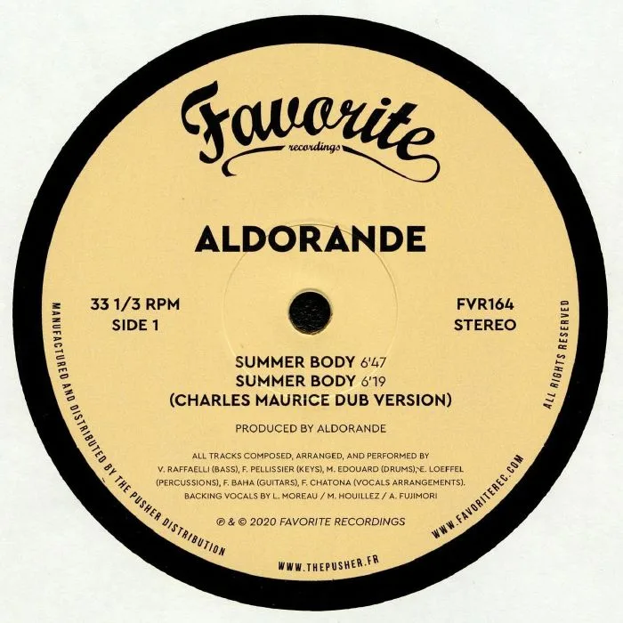ALDORANDE — Summer Body