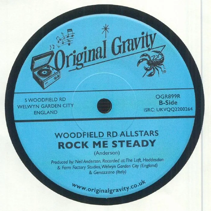 Обратная сторона обложки — Donnoya DRAKE / WOODFIELD RD ALLSTARS — Rocksteady Boy