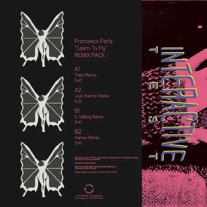 Back cover — Francesco FARFA — Learn To Fly: Remix Pack