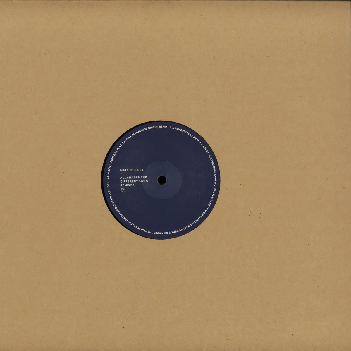 Back cover — Matt Tolfrey — All Shapes And Different Sizes