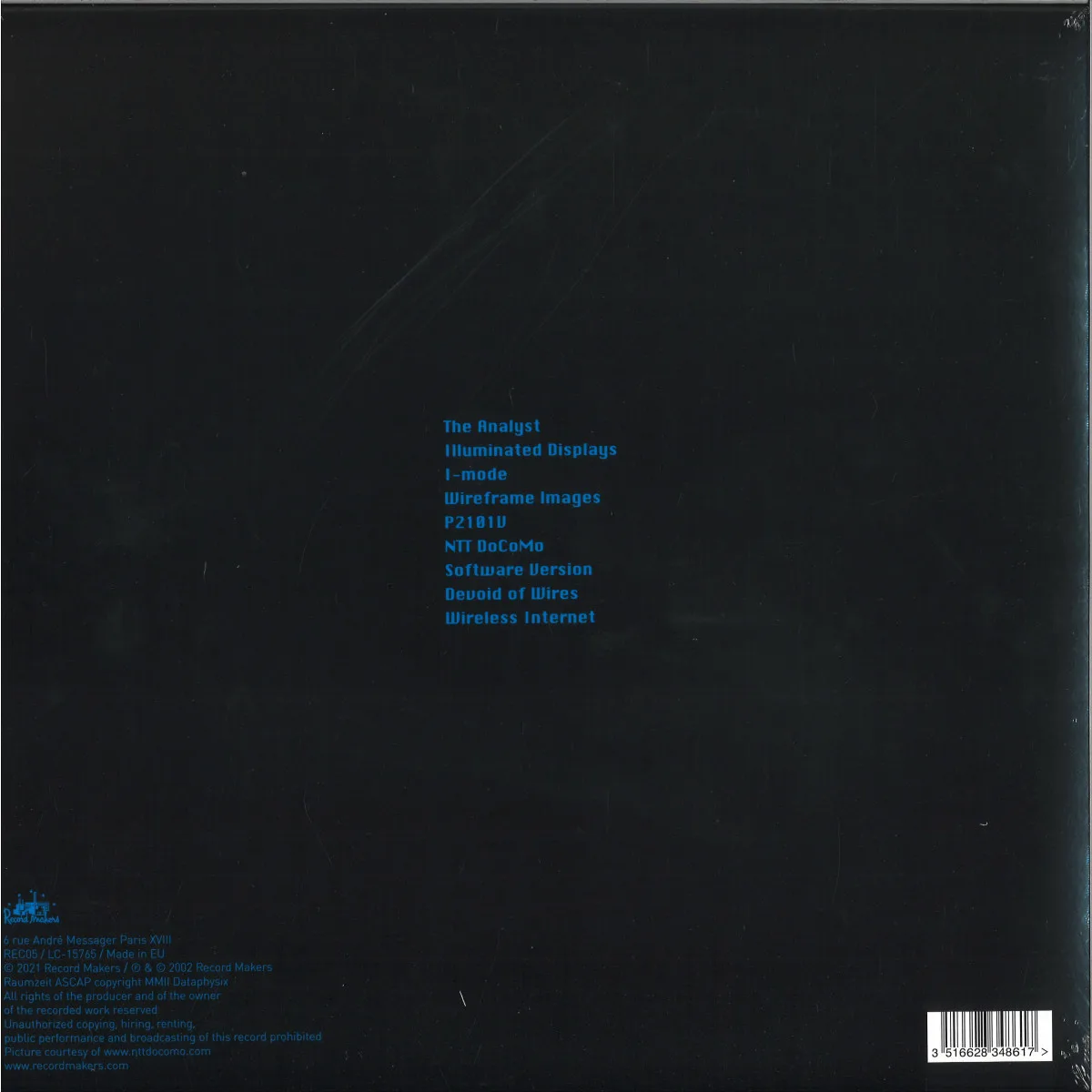 Обратная сторона обложки — ARPANET — WIRELESS INTERNET (2002) 2x12"