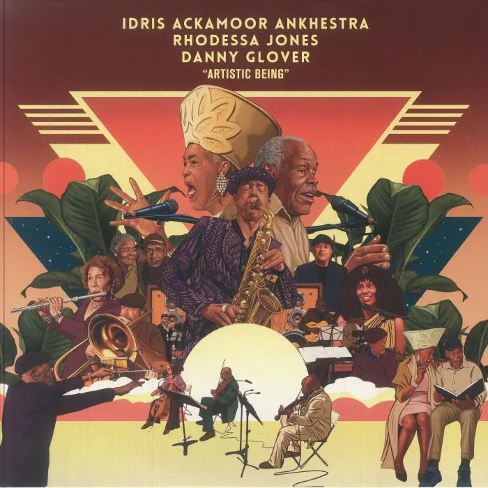 Лицевая сторона обложки — Idris ACKAMOOR / RHODESSA JONES / DANNY GLOVER — Artistic Being (Record Store Day RSD 2025)