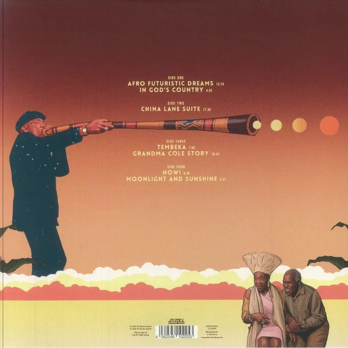 Обратная сторона обложки — Idris ACKAMOOR / RHODESSA JONES / DANNY GLOVER — Artistic Being (Record Store Day RSD 2025)