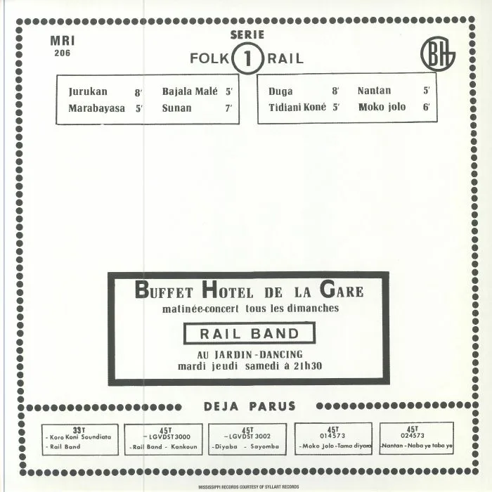 Back cover — RAIL BAND — Rail Band