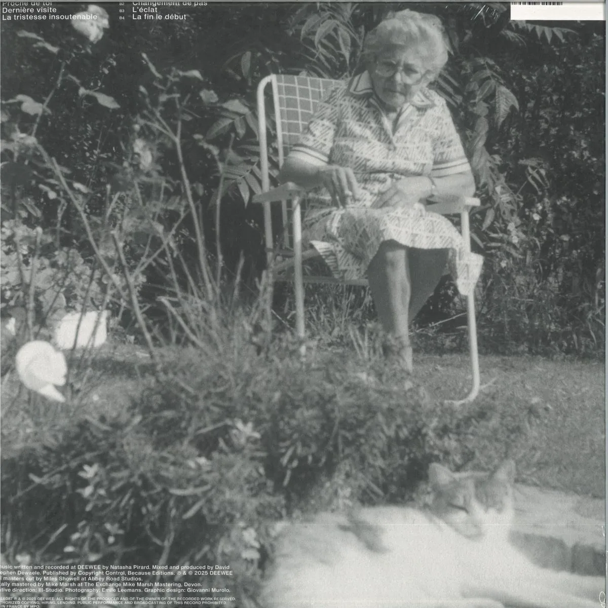 Back cover — Natasha Pirard — Fernande, Cecile LP