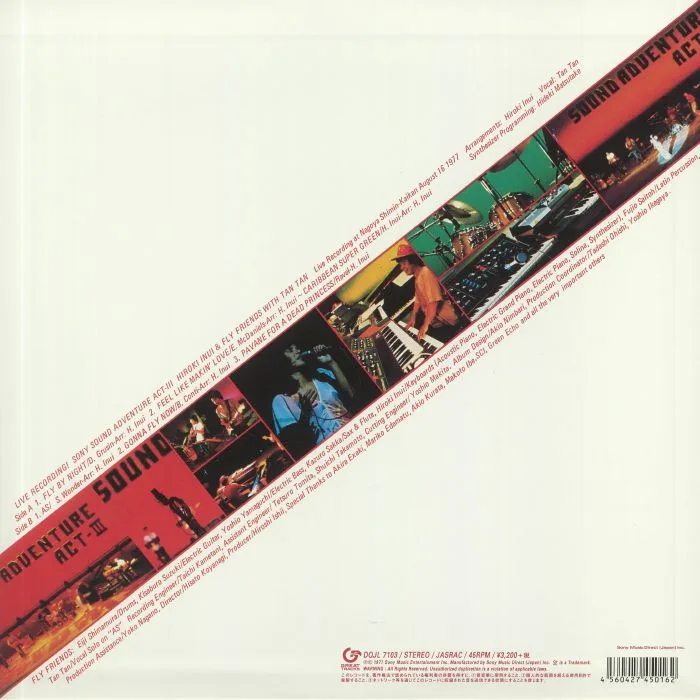 Back cover — Hiroki INUI / FLY FRIENDS — Sound Adventure Act III