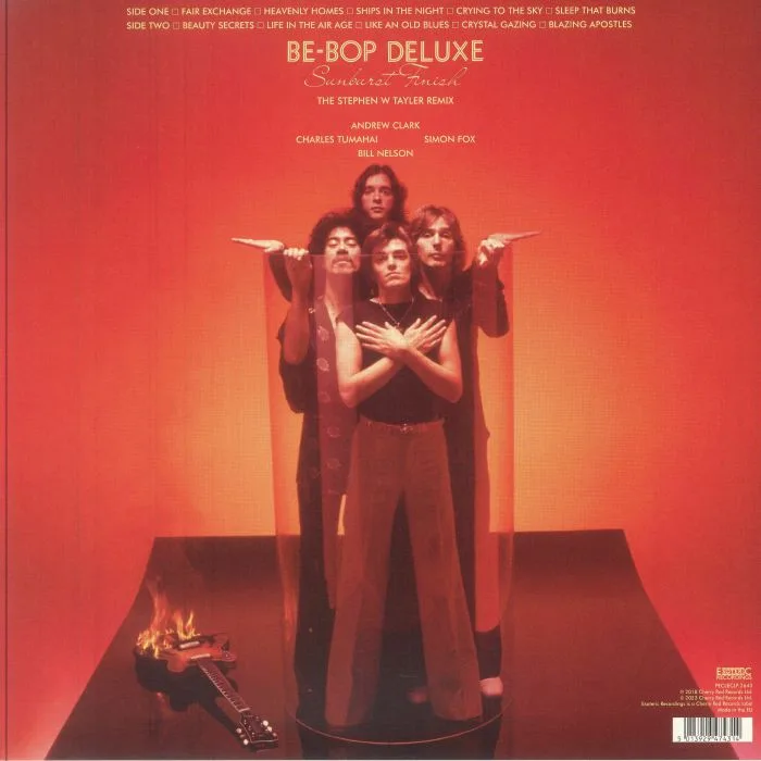 Обратная сторона обложки — BE BOP DELUXE — Sunburst Finish