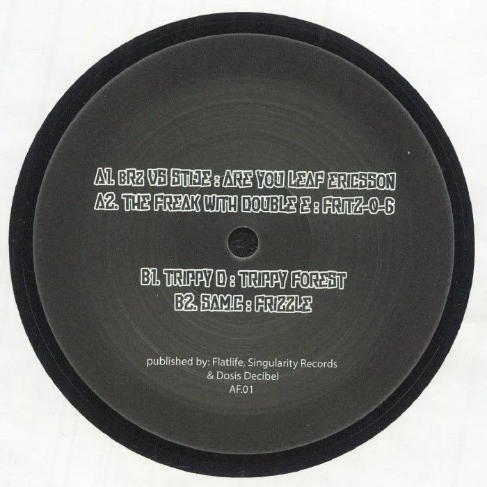 Back cover — BRZ / STIJE / THE FREAK / DOUBLE E / DJ TRIPPY D / SAM C — Are You Leaf Ericsson