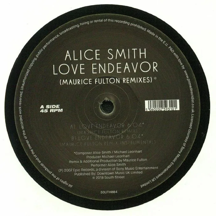 Alice Smith — Love Endeavour (Maurice Fulton Remixes)