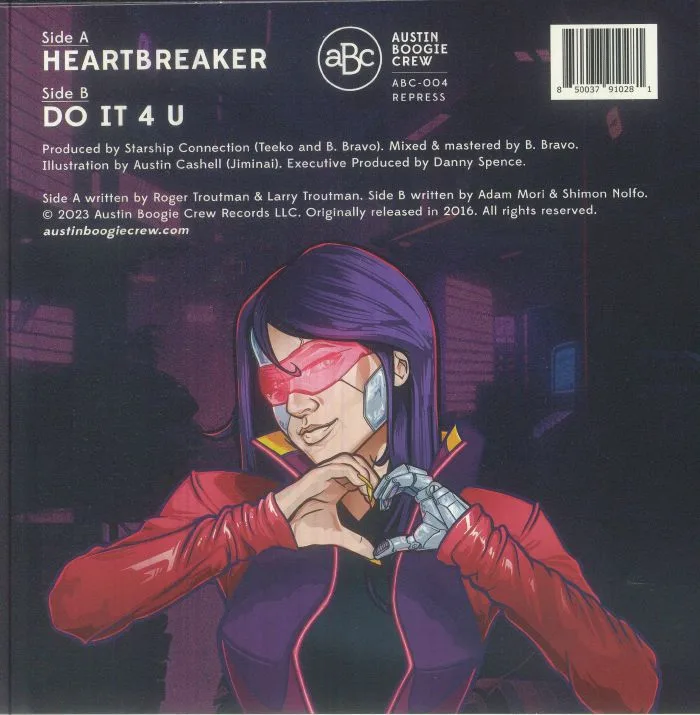 Back cover — STARSHIP CONNECTION — Heartbreaker (reissue)
