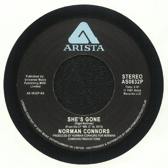 Norman CONNORS — She's Gone (Record Store Day RSD 2024)